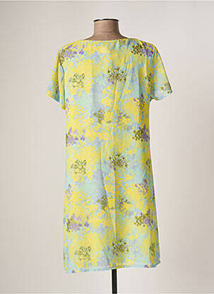Rochie scurtă galben BELLITA femeie
