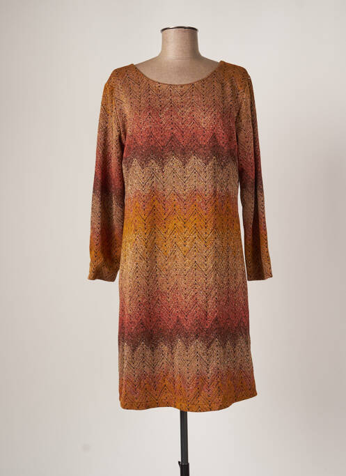 Rochie scurtă maro BELLITA femeie