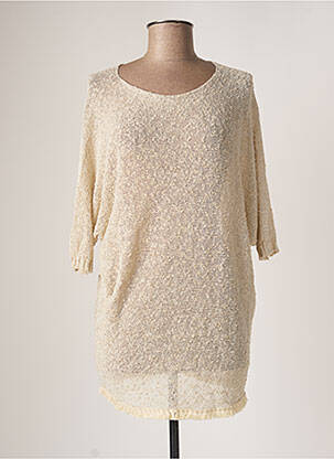 Pulover tunică bej BELLITA femeie