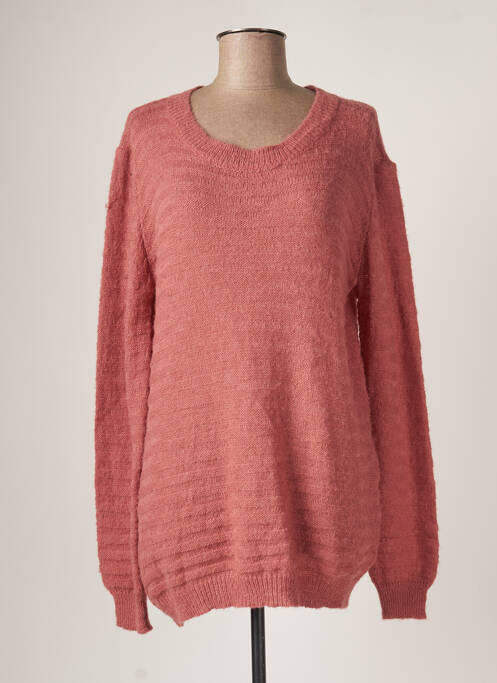 Pulover tunică roz BELLITA femeie