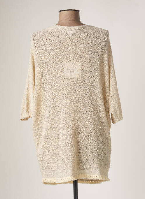 Pulover tunică bej BELLITA femme