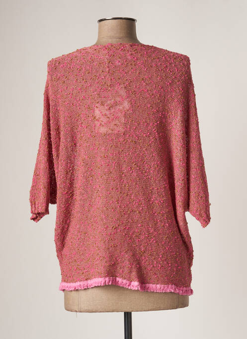 Pulover tunică roz BELLITA femeie