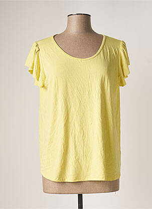 Top galben BELLITA femeie