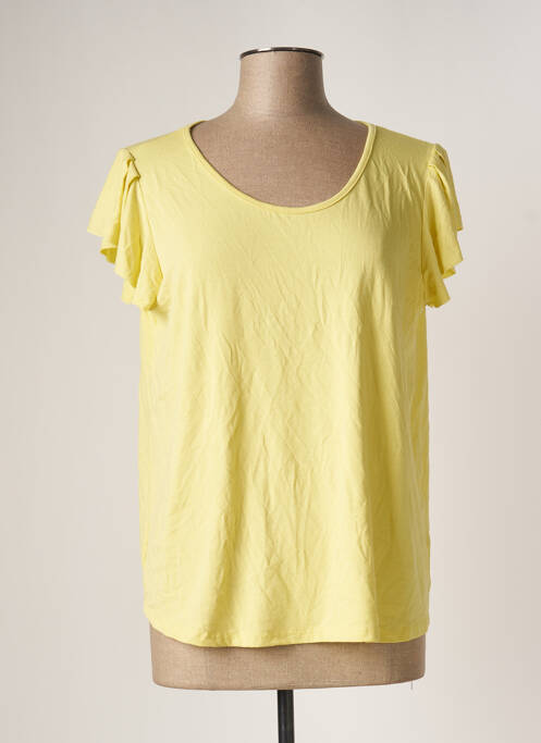 Top galben BELLITA femeie