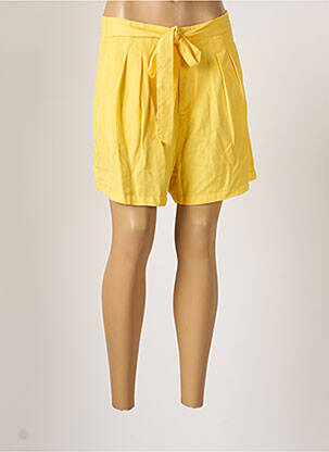 Șort galben VERO MODA femeie