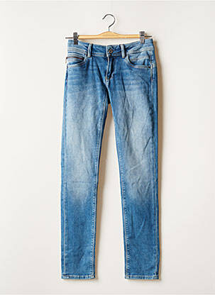 Blugi cu croială slim albastru PEPE JEANS femeie