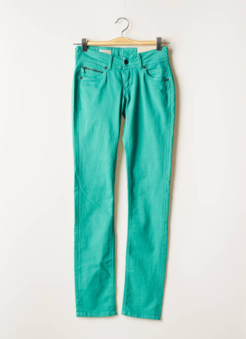 Pantalon slim verde PEPE JEANS femeie