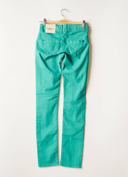 Pantalon slim verde PEPE JEANS femeie