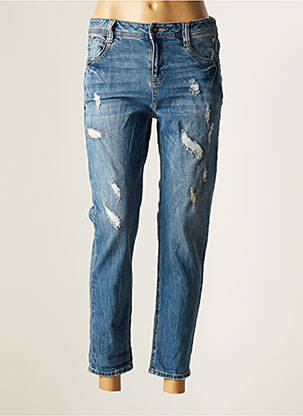 Blugi cu croială dreaptă albastru S.OLIVER femme