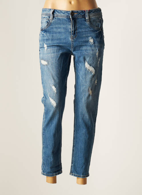 Blugi cu croială dreaptă albastru S.OLIVER femeie