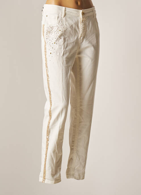 Pantalon slim alb KOCCA femeie