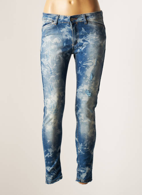 Blugi cu croială slim albastru DE ANGELIS femeie