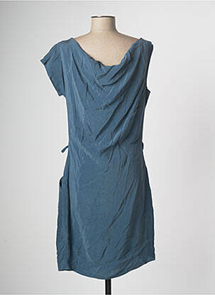 Rochie midi albastru DE ANGELIS femeie