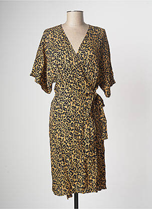 Rochie midi maro ASTRID BLACK LABEL femeie