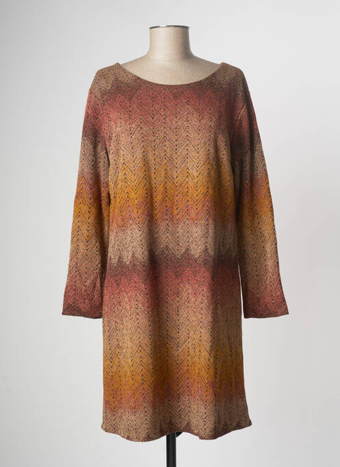 Rochie scurtă maro BELLITA femeie