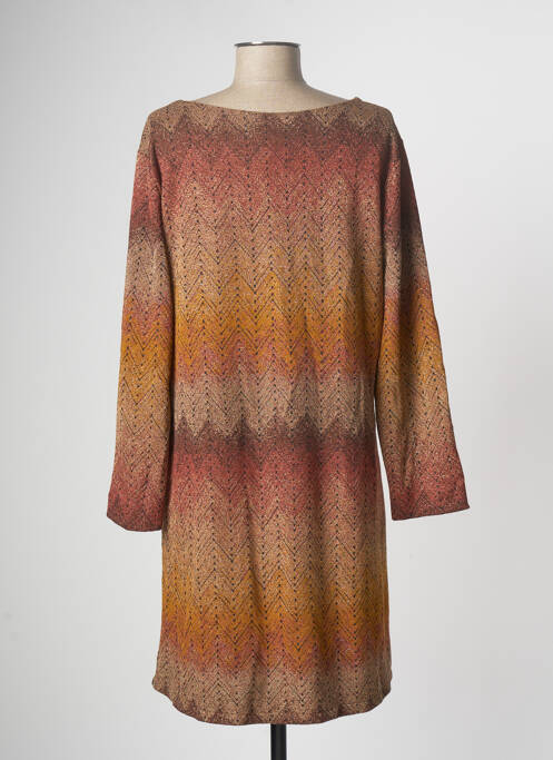 Rochie scurtă maro BELLITA femeie