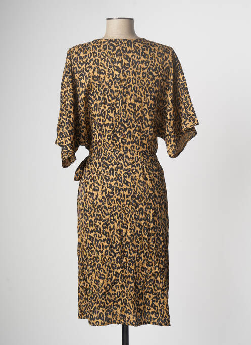 Rochie midi maro ASTRID BLACK LABEL femeie