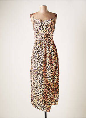 Rochie lungă maro FRACOMINA femeie