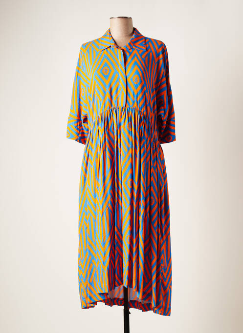 Rochie midi portocaliu FRACOMINA femeie