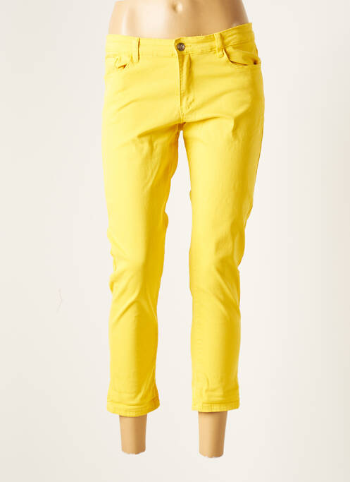 Pantalon trei sferturi galben CHATTAWAK femeie