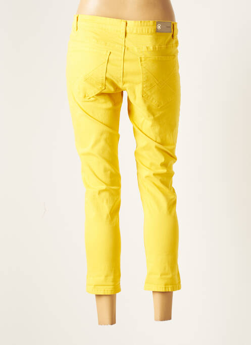 Pantalon trei sferturi galben CHATTAWAK femeie