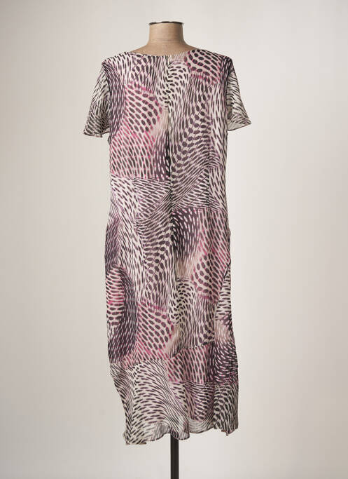 Rochie midi roz GUY DUBOUIS femeie