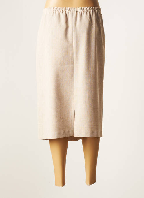 Fustă midi bej GUY DUBOUIS femeie