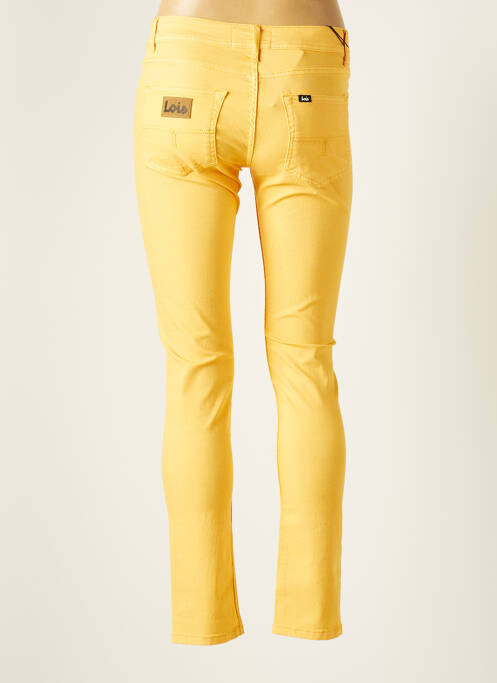 Pantalon slim galben LOIS femeie