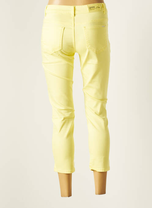 Pantalon trei sferturi galben GEVANA femeie