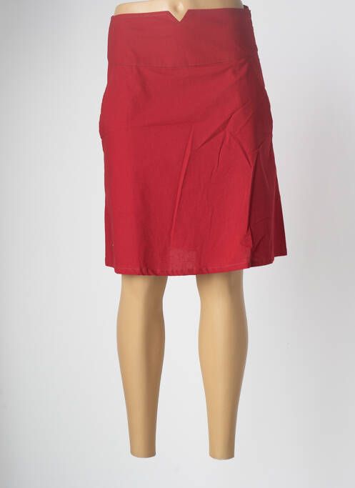 Fustă midi roșu KALI YOG femeie