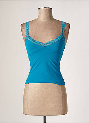 Top albastru HYBRIS femeie