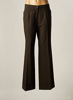 Pantalon larg maro WOO femeie