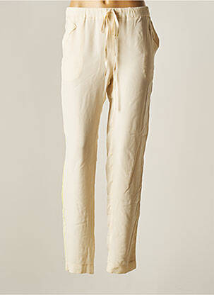 Pantalon chino bej MADEMOISELLE SARONG femeie