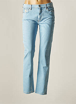 Blugi cu croială slim albastru TRUSSARDI JEANS femeie