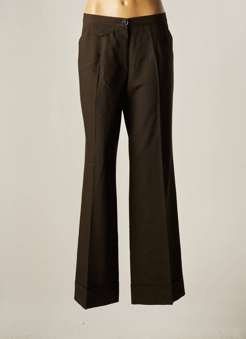 Pantalon larg maro WOO femeie