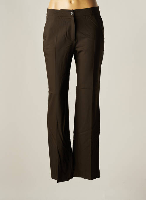 Pantalon larg maro WOO femeie