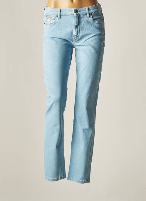 Blugi cu croială slim albastru TRUSSARDI JEANS femeie