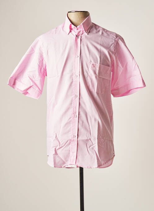 Cămașă cu mâneci scurte roz BO bărbat