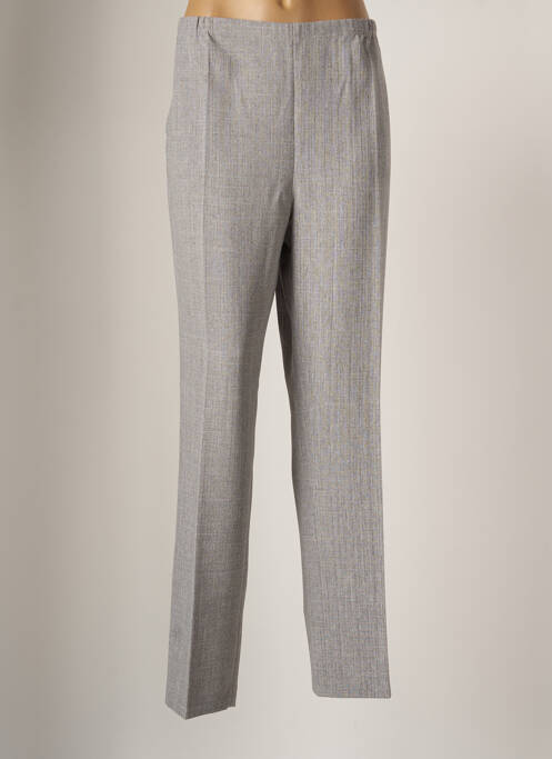 Pantalon drept gri FRANCE RIVOIRE femeie