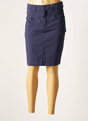 Fustă midi albastru PLURIELLES femeie