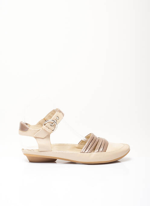 Sandale/Pantofi decupați bej MAM'ZELLE femeie