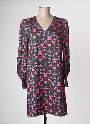 Rochie midi roz CARACTERE femeie