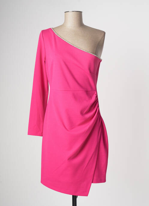 Rochie midi roz ANGELA DAVIS femeie