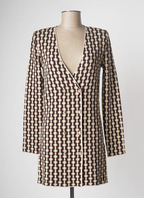 Rochie pulover bej ANGELA DAVIS femeie