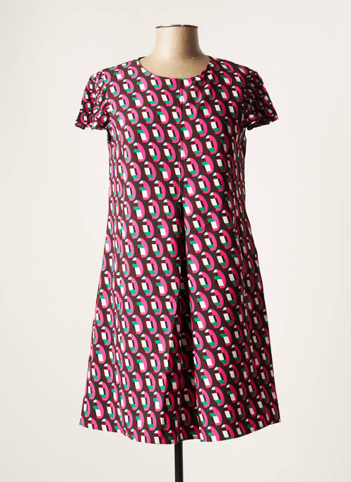 Rochie midi roz CARACTERE femeie