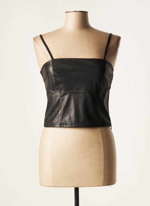 Top negru ANGELA DAVIS femeie