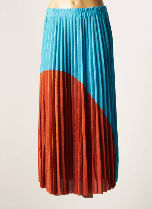 Fustă lungă albastru ANGELA DAVIS femeie