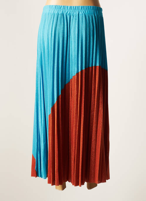 Fustă lungă albastru ANGELA DAVIS femeie