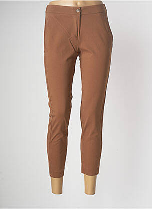 Pantalon 7/8 maro ANGELA DAVIS femeie