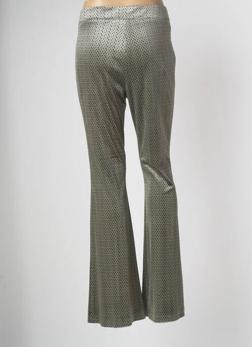 Pantalon evazat verde CARLA MONTANARINI femeie